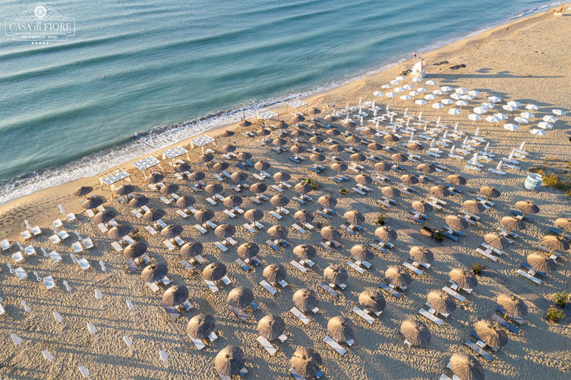 Casa Di Fiore Spa And Medical Hotel, Mineral Pools & Private Beach Kranevo Εξωτερικό φωτογραφία Aerial view of the beach